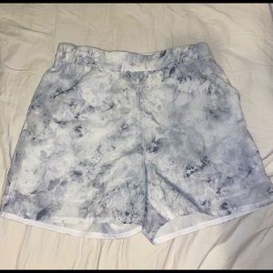 Marble White Brand New Lululemon Biker Shorts! Size 6